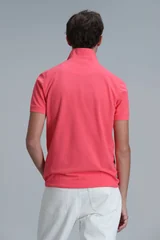 Laon Smart Erkek Polo Tişört Slim Fit Şeker Pembe