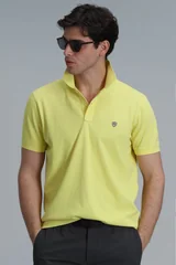 Laon Smart Erkek Polo Tişört Slim Fit Sarı