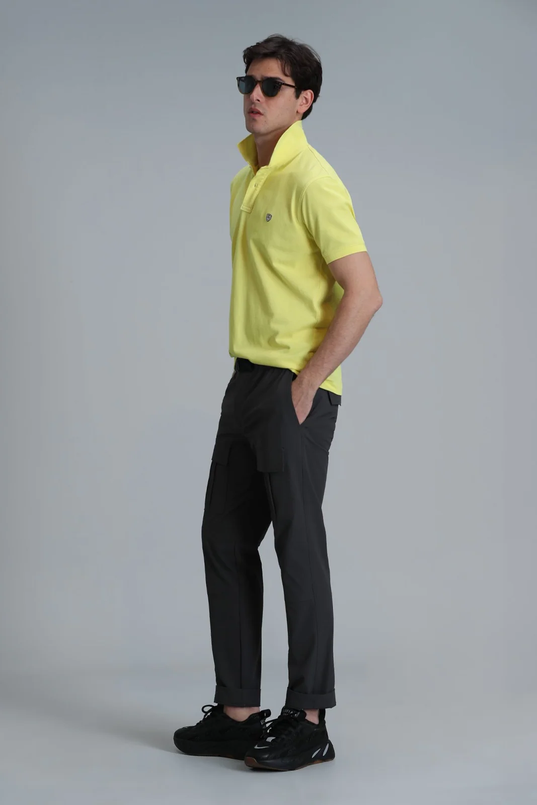 Laon Smart Erkek Polo Tişört Slim Fit Sarı