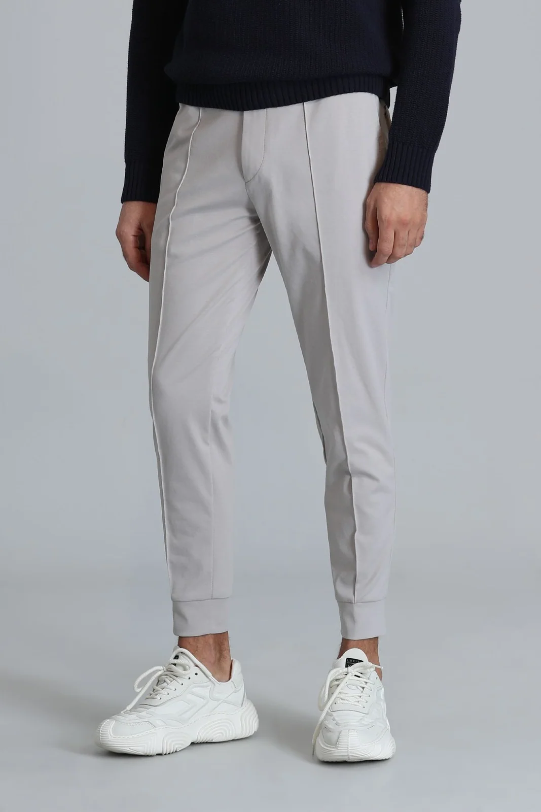 Pito Jogger Pantolon Tailored Fit Taş