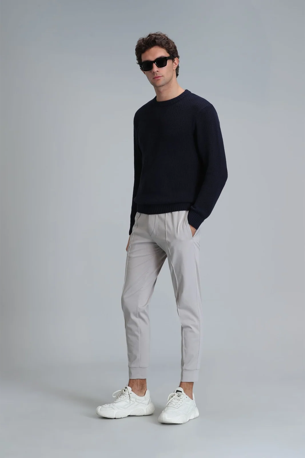 Pito Jogger Pantolon Tailored Fit Taş