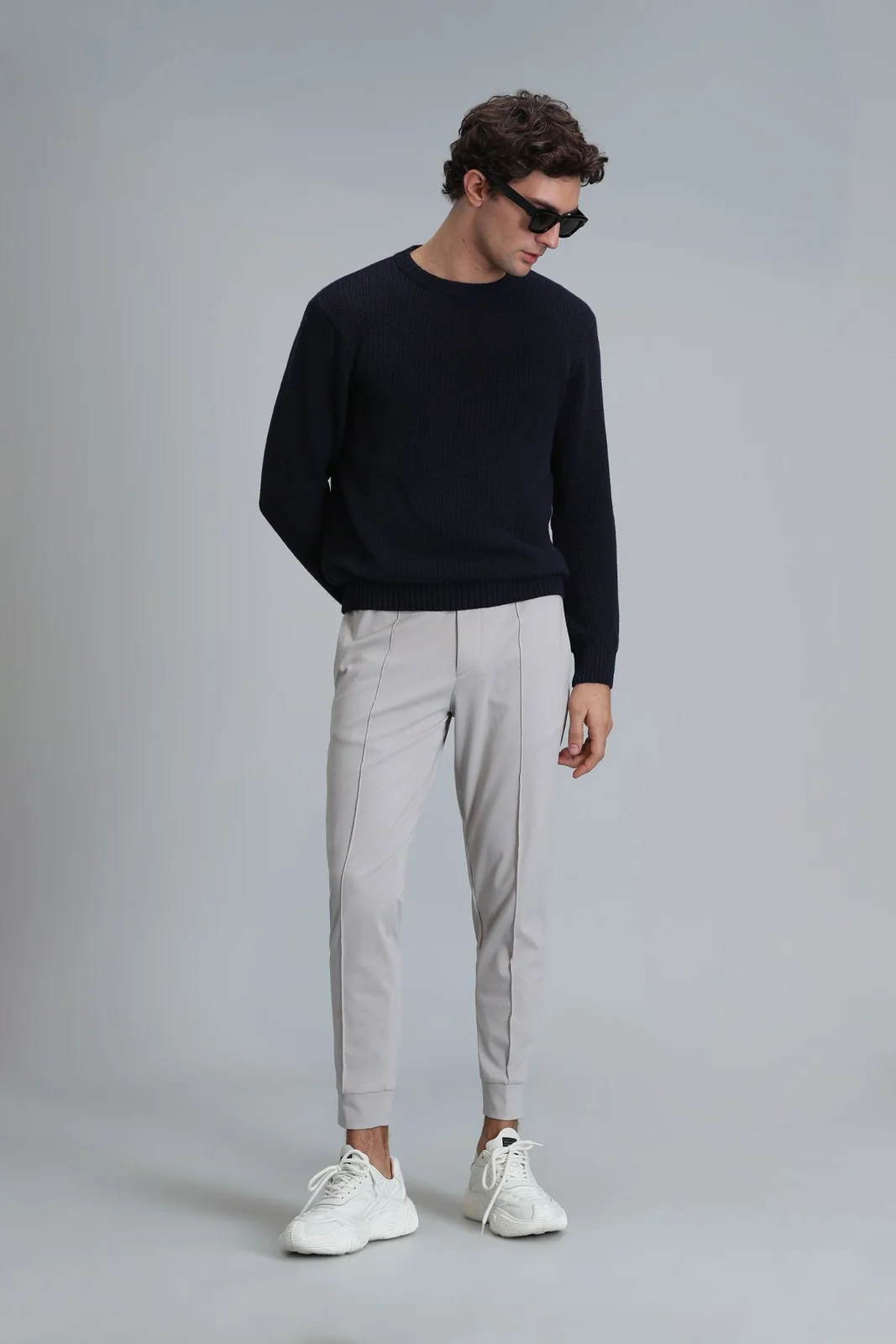 Pito Jogger Pantolon Tailored Fit Taş