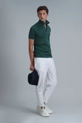 Laon Smart Erkek Polo Tişört Slim Fit Ördek Yeşili