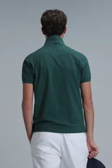 Laon Smart Erkek Polo Tişört Slim Fit Ördek Yeşili