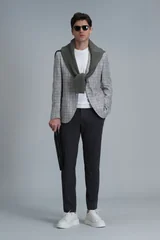 Simon Smart Erkek Chino Pantolon Slim Fit Yeşil
