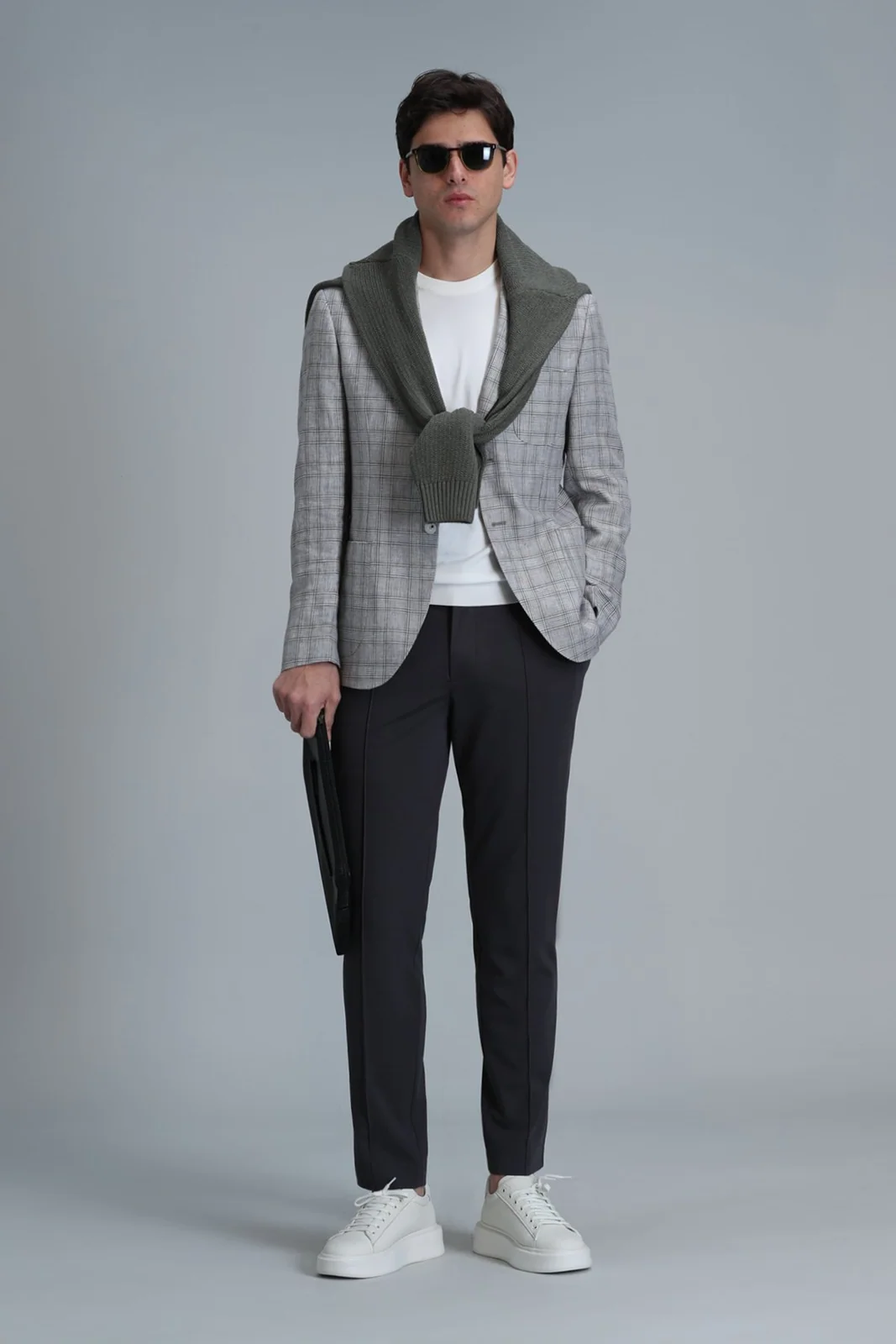 Simon Smart Erkek Chino Pantolon Slim Fit Yeşil