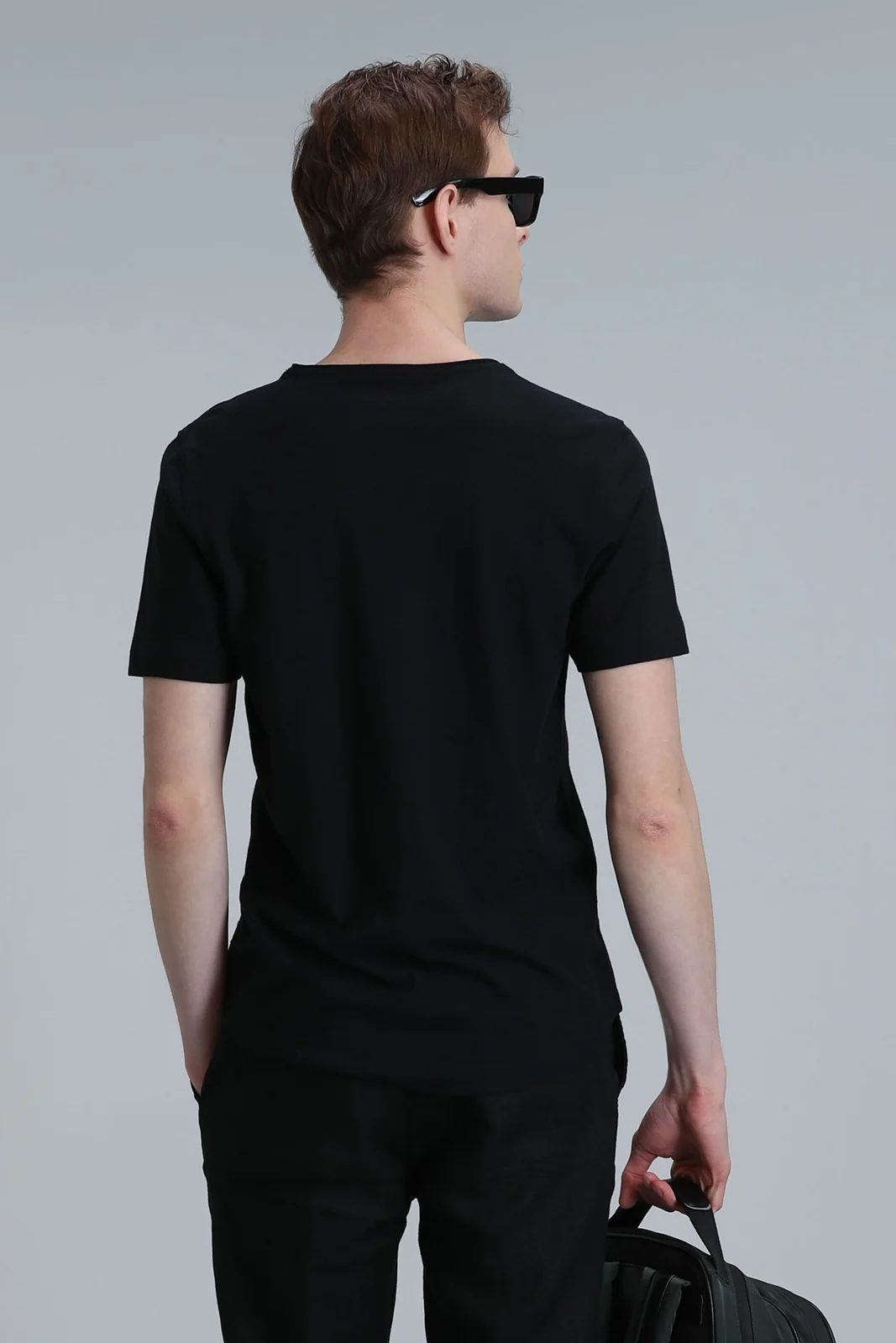 Junya Erkek Basic Tişört Siyah