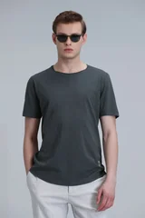 Junya Erkek Basic Tişört Yeşil