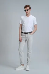 Tuna Modern Grafik Tişört Beyaz