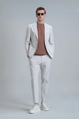 Cosby Spor Erkek Blazer Ceket Slim Fit Bej