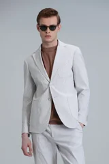 Cosby Spor Erkek Blazer Ceket Slim Fit Bej