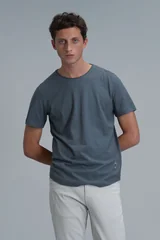 Junya Erkek Basic Tişört Nefti Yeşil