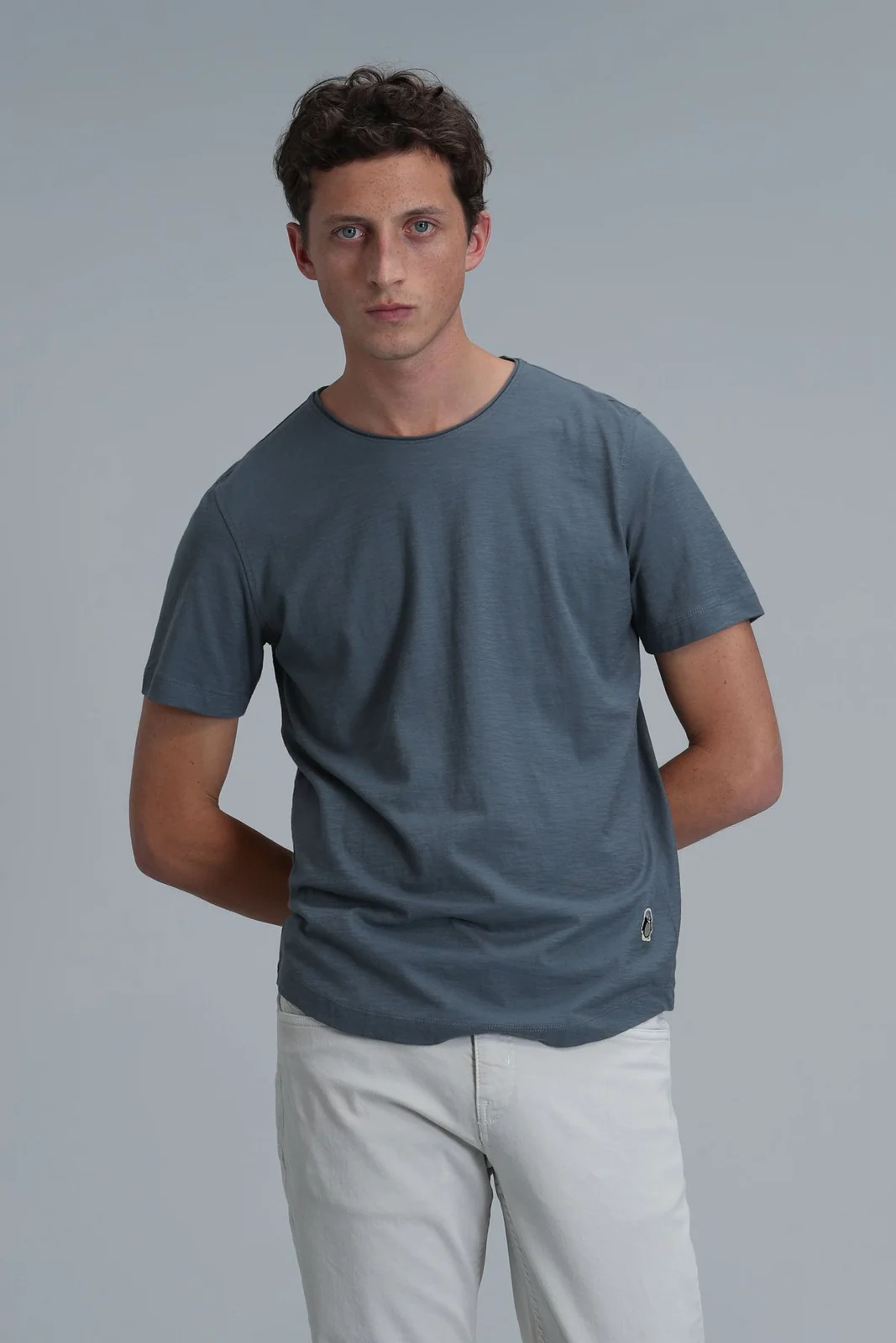 Junya Erkek Basic Tişört Nefti Yeşil