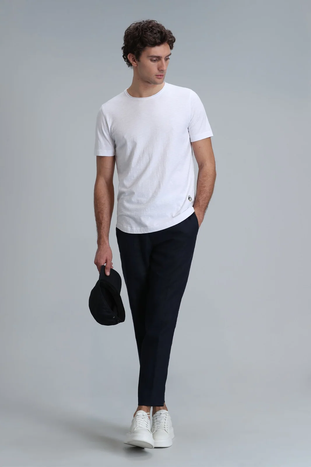 Junya Erkek Basic Tişört Beyaz