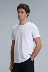 Junya Erkek Basic Tişört Beyaz