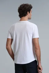 Junya Erkek Basic Tişört Beyaz