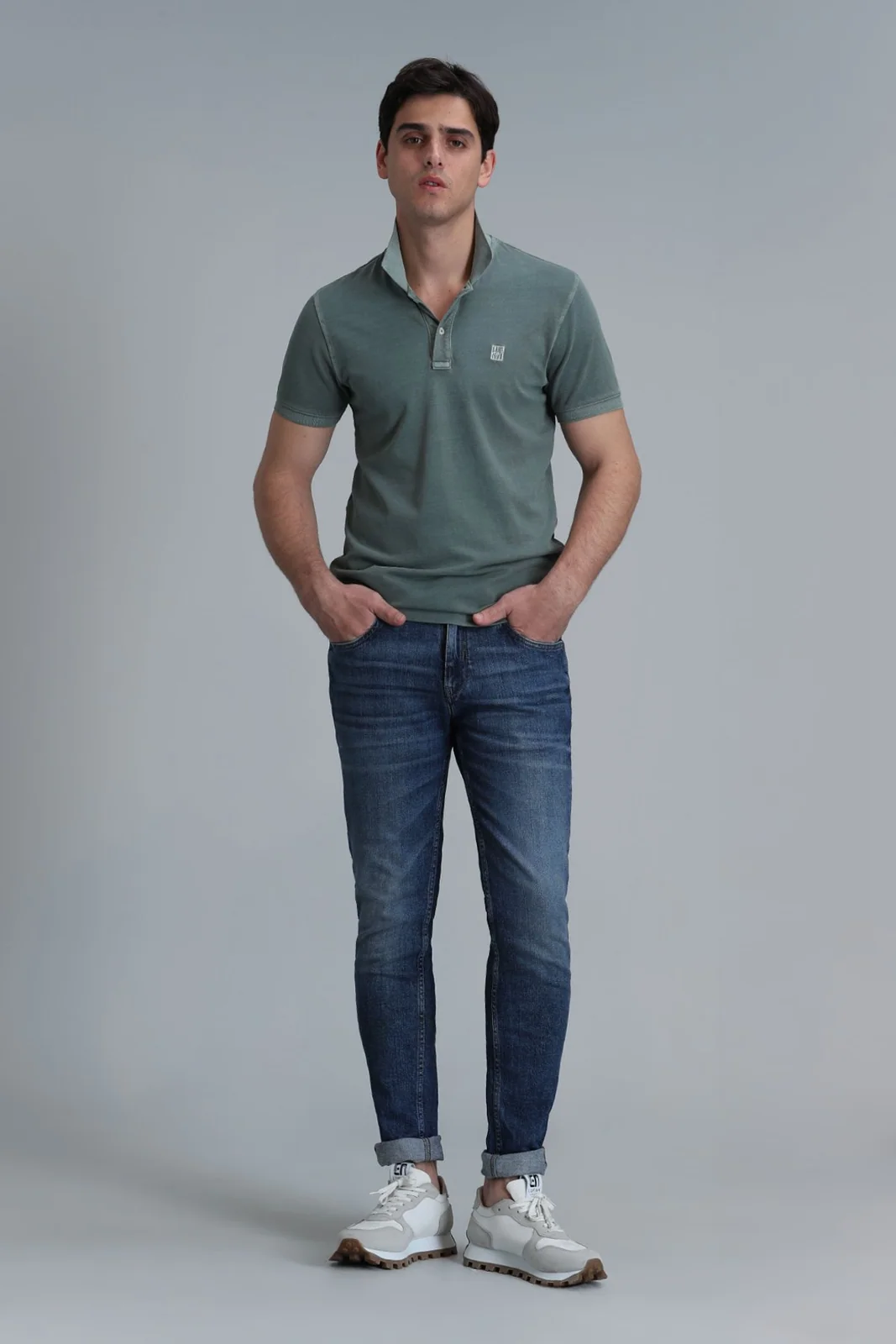 Vernon Smart Erkek Polo Tişört Nefti Yeşil