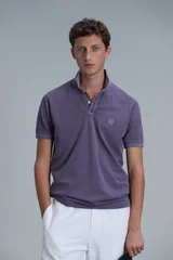 Vernon Smart Erkek Polo Tişört Mor