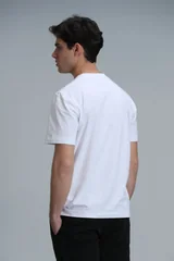 Exotıc Modern Grafik Tişört Beyaz