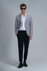 Pure Spor Erkek Blazer Ceket Slim Fit Lacivert