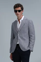 Pure Spor Erkek Blazer Ceket Slim Fit Lacivert