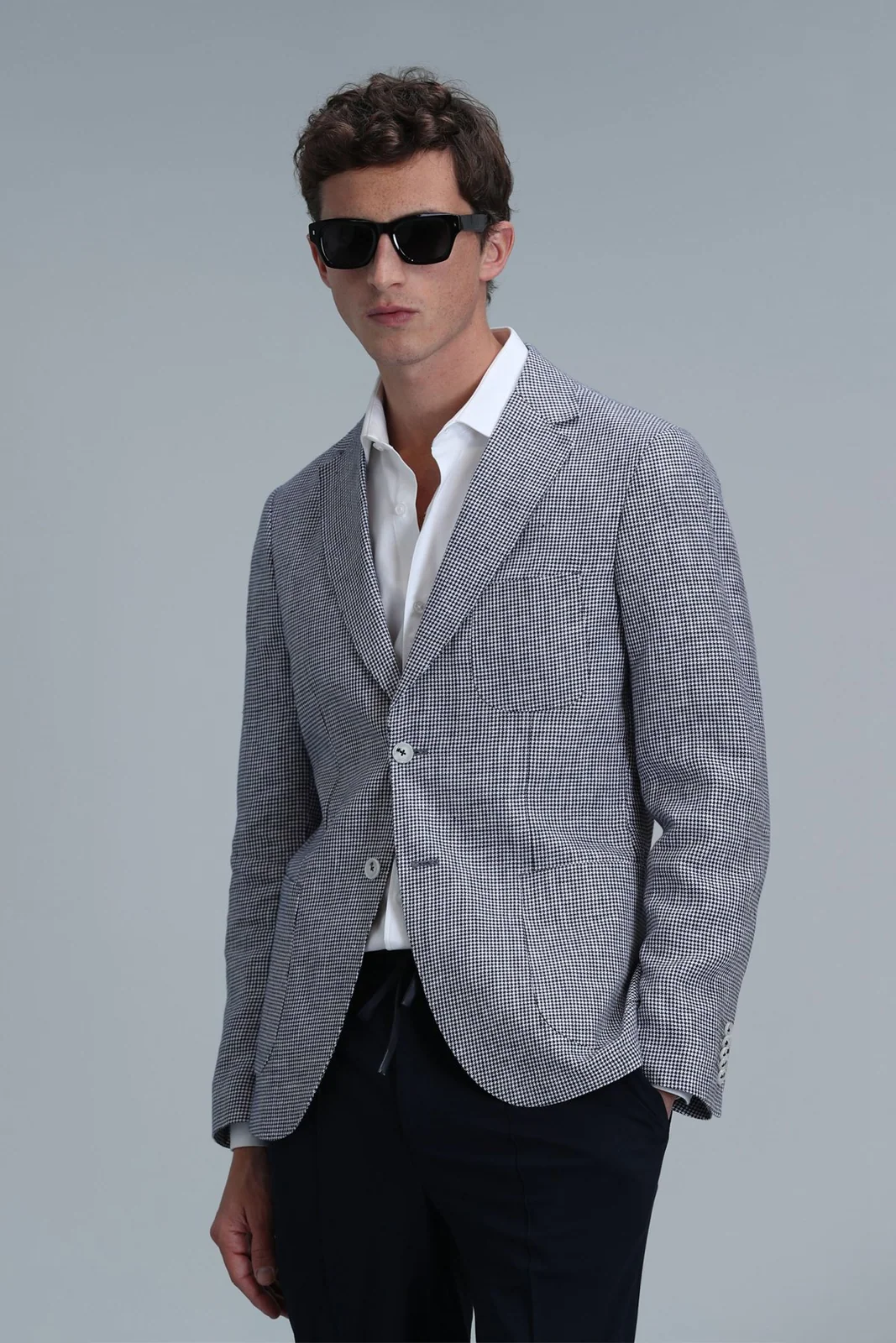 Pure Spor Erkek Blazer Ceket Slim Fit Lacivert