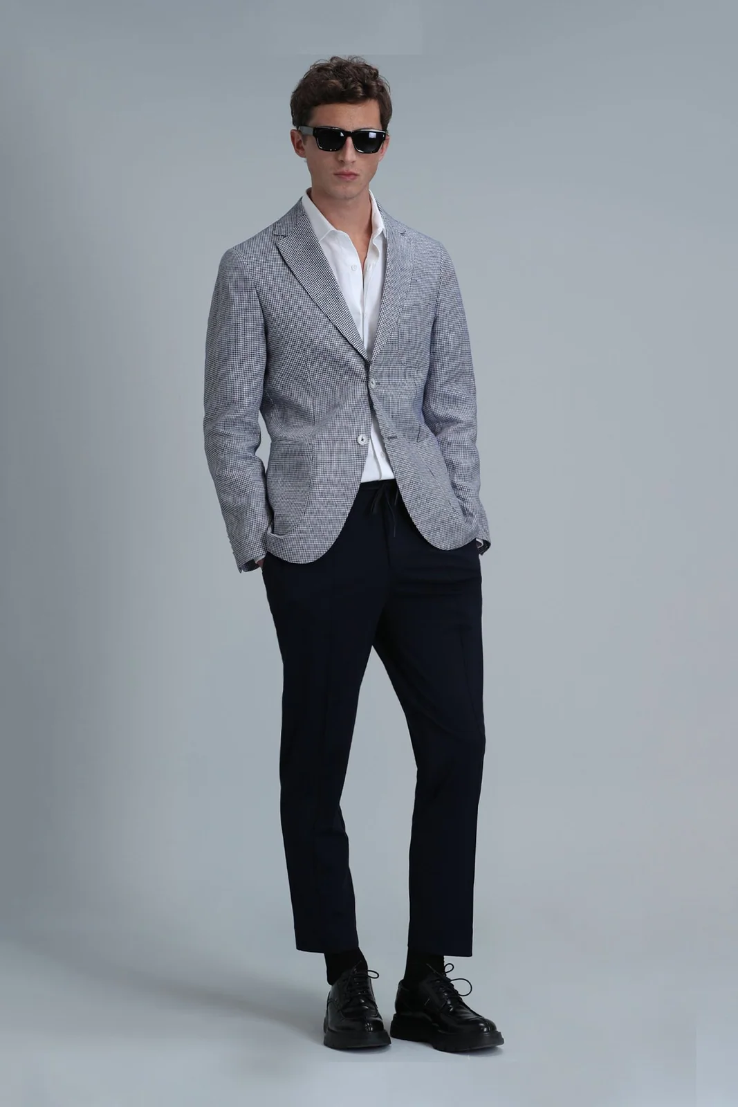 Pure Spor Erkek Blazer Ceket Slim Fit Lacivert