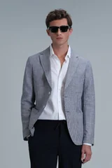 Pure Spor Erkek Blazer Ceket Slim Fit Lacivert