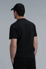 Benjamın Modern Grafik Tişört Siyah