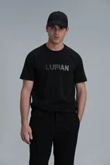 Benjamın Modern Grafik Tişört Siyah