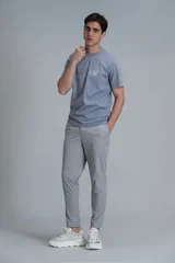 Benjamın Modern Grafik Tişört Mavi