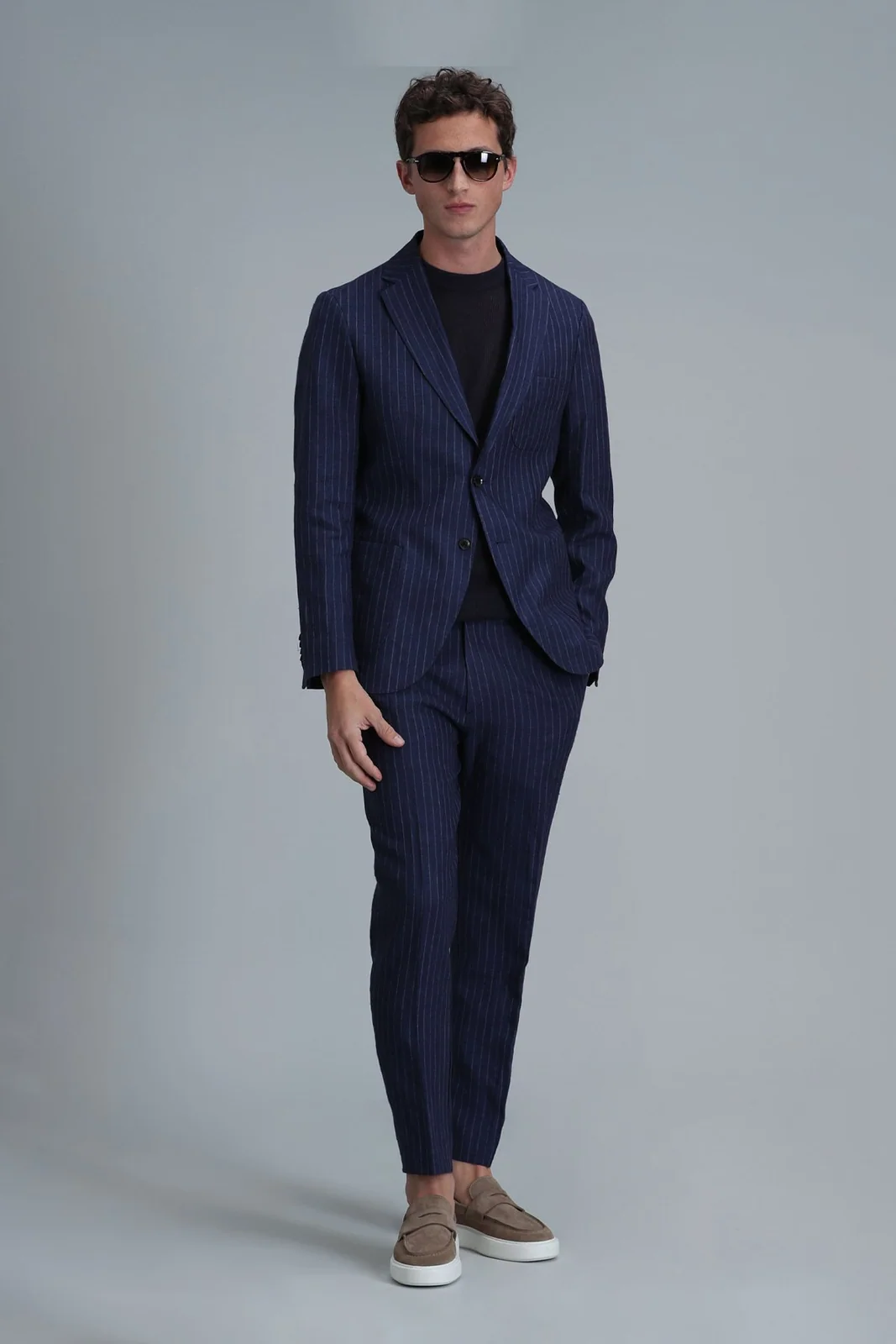 Jak Spor Erkek Blazer Ceket Slim Fit Lacivert