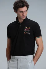 Kıng Smart Erkek Polo Tişört Siyah