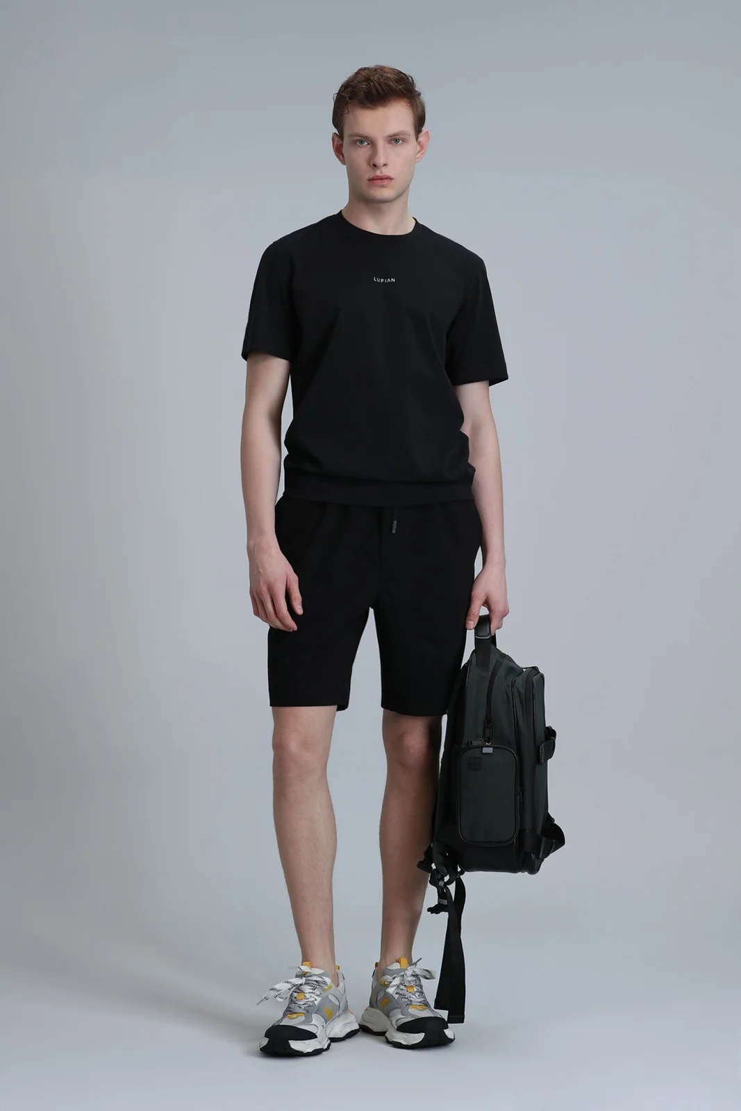 Antony Modern Grafik Tişört Siyah