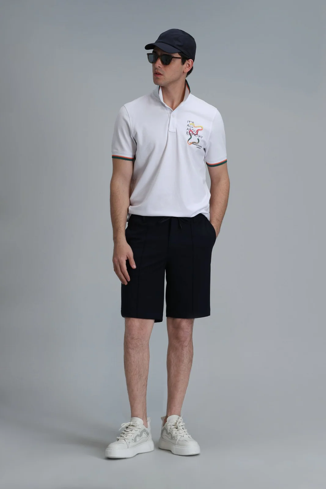 Kıng Smart Erkek Polo Tişört Beyaz