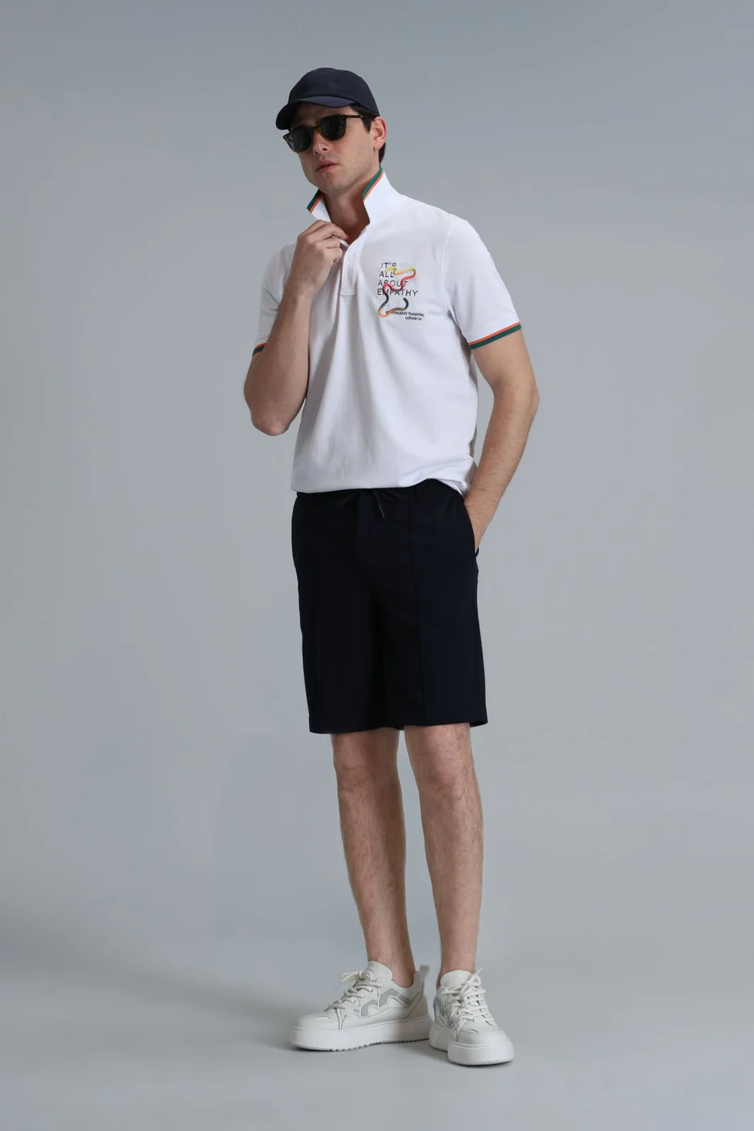 Kıng Smart Erkek Polo Tişört Beyaz
