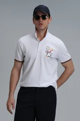 Kıng Smart Erkek Polo Tişört Beyaz