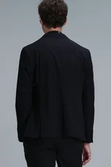 Mex Spor Erkek Blazer Ceket Slim Fit Siyah