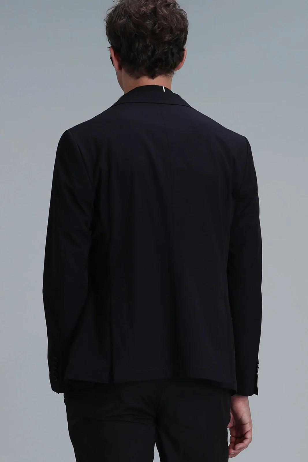 Mex Spor Erkek Blazer Ceket Slim Fit Siyah
