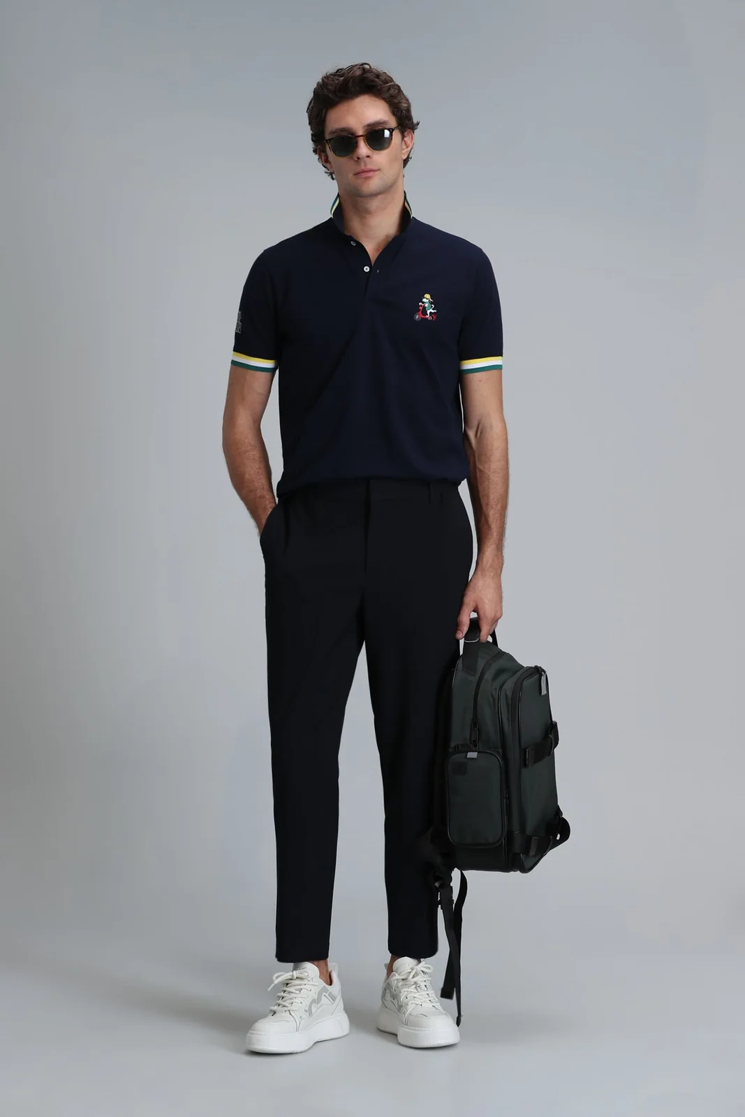 Match Smart Erkek Polo Tişört Lacivert