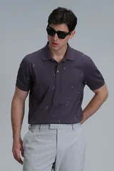Pascal Smart Erkek Polo Tişört Mürdüm