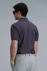 Pascal Smart Erkek Polo Tişört Mürdüm