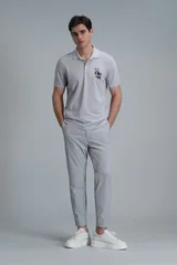 Crystal Smart Erkek Polo Tişört Gri