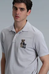 Crystal Smart Erkek Polo Tişört Gri