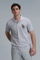 Crystal Smart Erkek Polo Tişört Gri