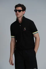 Match Smart Erkek Polo Tişört Siyah