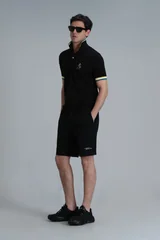 Match Smart Erkek Polo Tişört Siyah