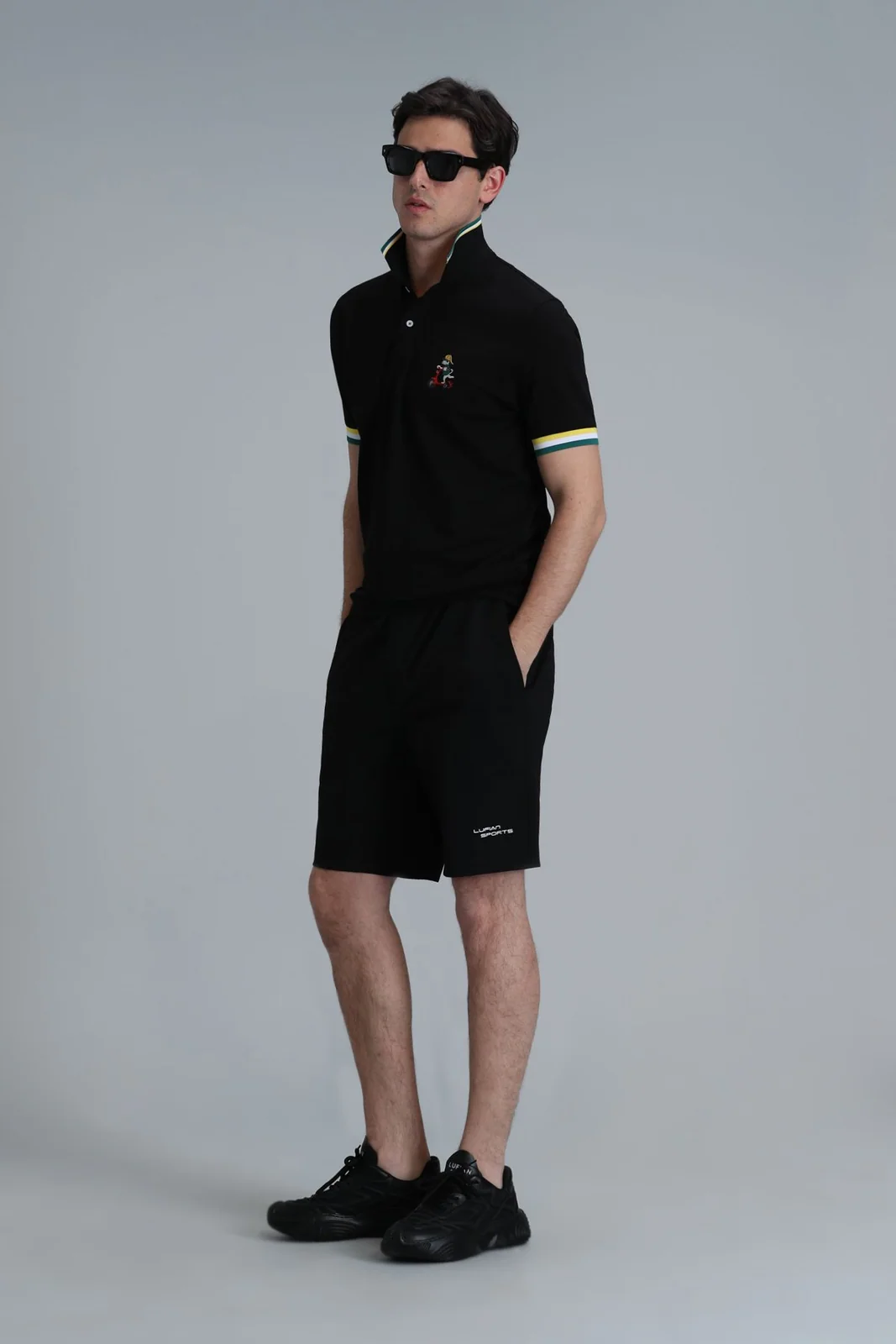 Match Smart Erkek Polo Tişört Siyah