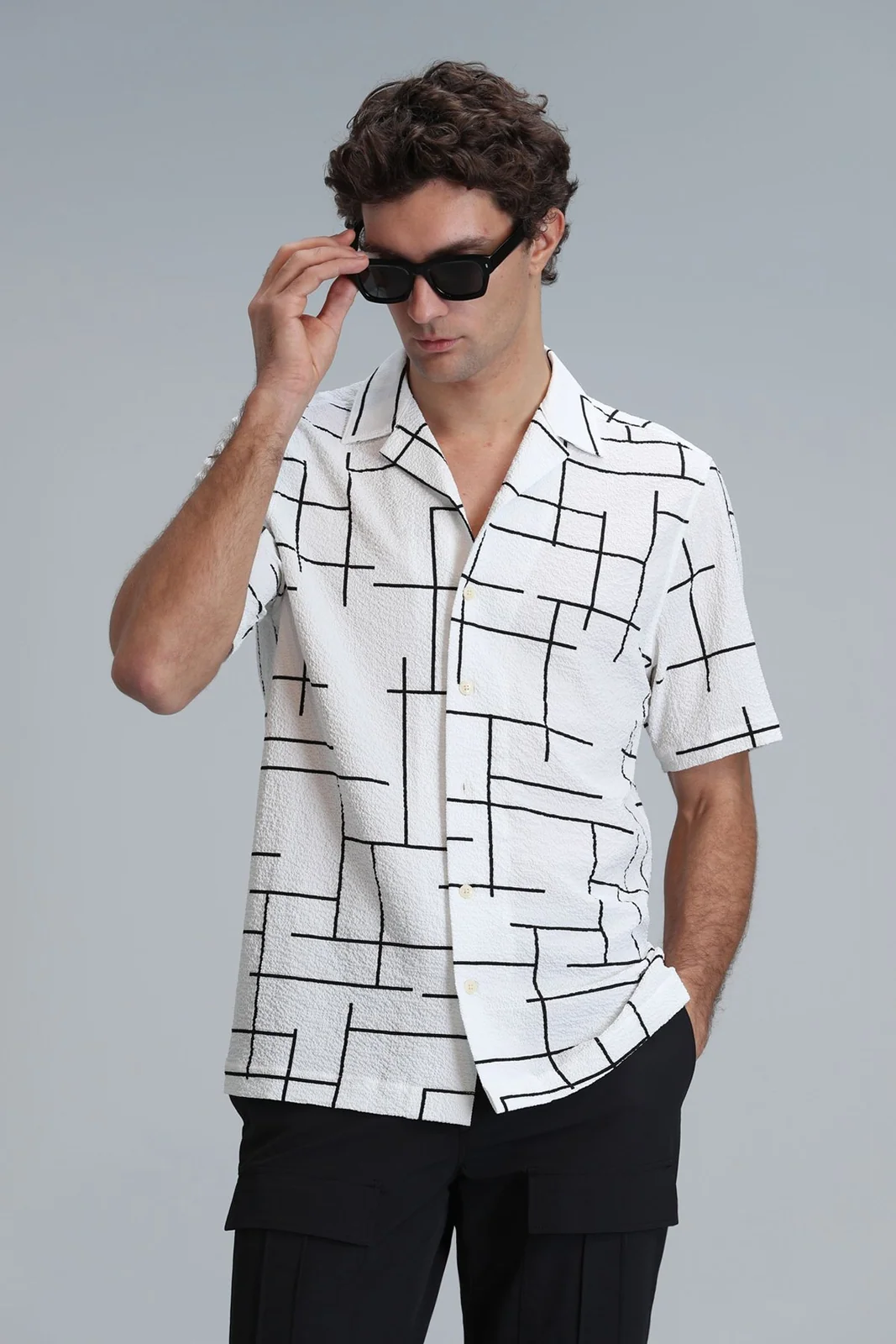 Taner Erkek Basic Gömlek Regular Fit Ekru