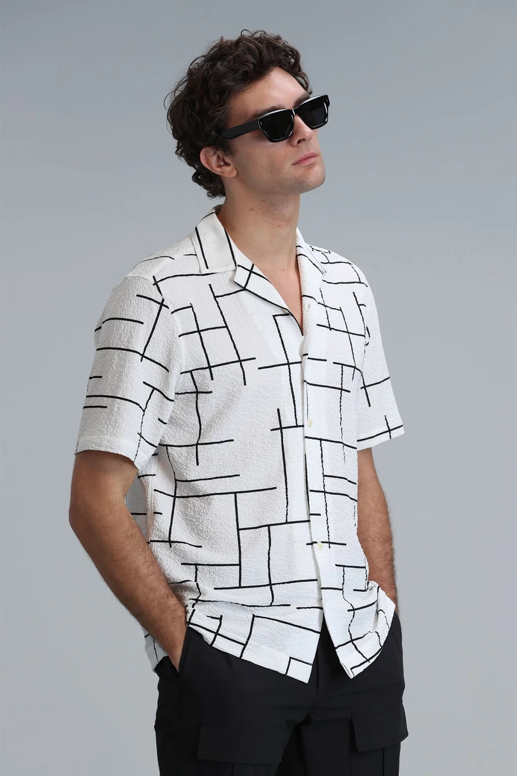 Taner Erkek Basic Gömlek Regular Fit Ekru